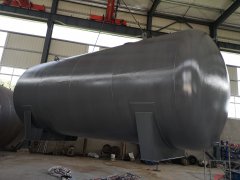 臥式鋼襯塑PP儲槽